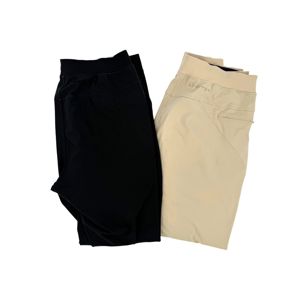 Birddogs Mens Joggers Bundle XXL Tan Black Athletic Performance Pants 2 Pair